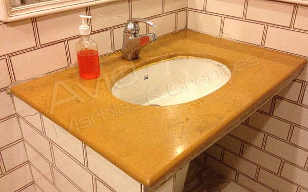 Yellow Colour Marble