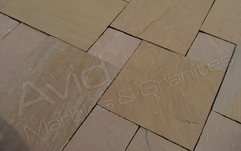 Autumn Brown Sandstone Paving Manufacturers from India