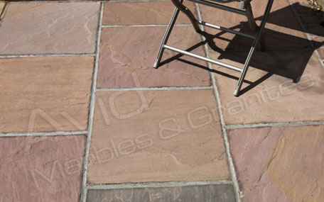 Autumn Brown Natural Sandstone Paving Suppliers from India