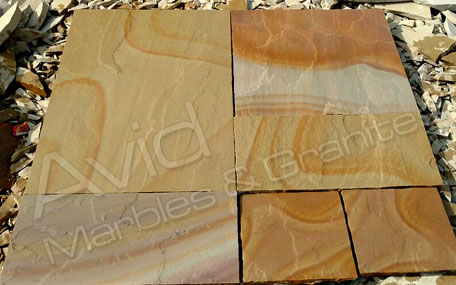 Rippon Buff Sandstone Patio Paving Suppliers in India