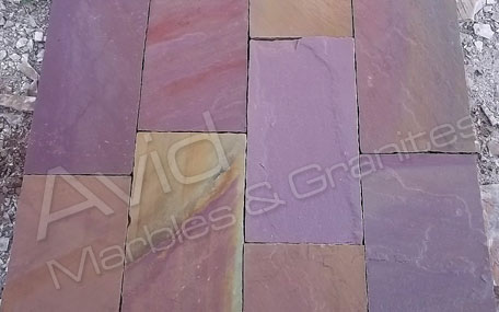 Shivpuri Pink Sawn Sandstone Paving Exporters in India