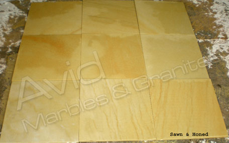 Yellow Mint Riven Sandstone Paving Suppliers in India