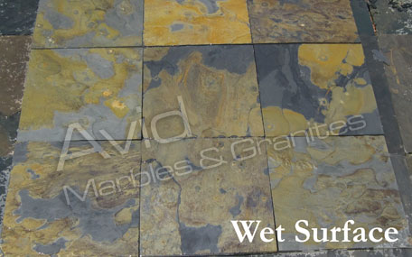 California Gold Natural Ledge Stone Suppliers in India