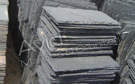 Himachal Black Swimming Pool Slate Tiles Suppliers