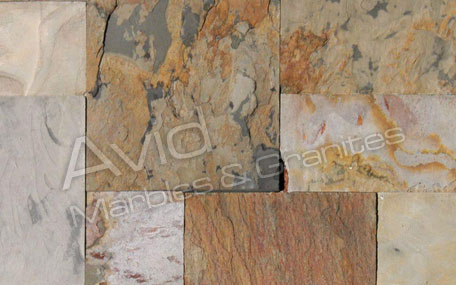 Lilac Natural Ledge Stone Suppliers in India