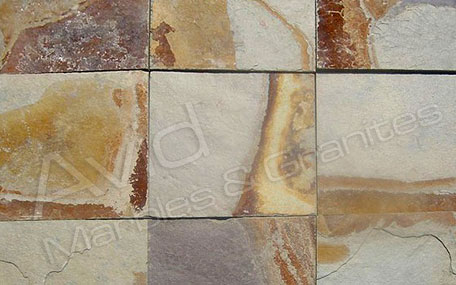 Yellow Rustic Natural Ledge Stone Suppliers in India