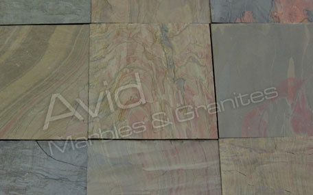 Multi Pink Slate Suppliers from India